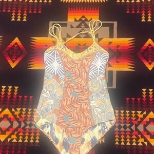 Bright surf one piece by Maagi - reversible